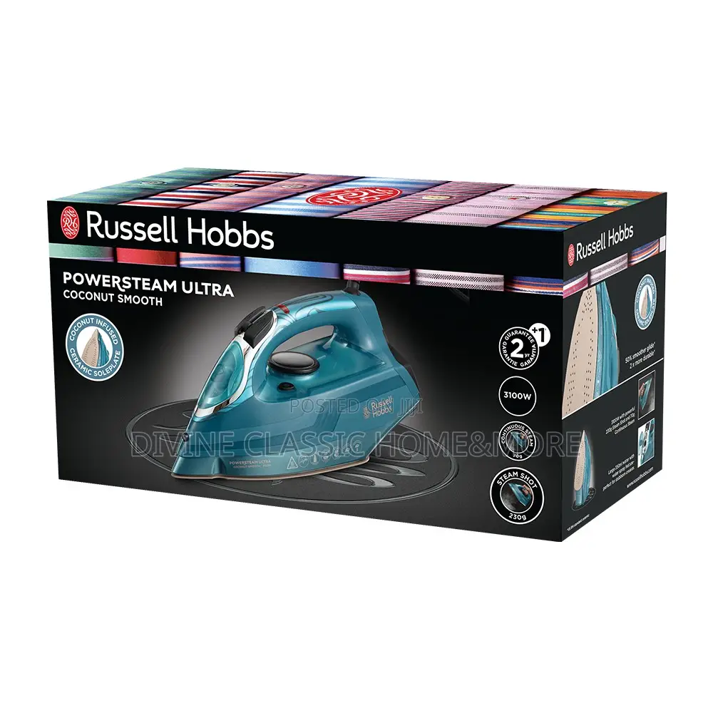 Russell Hobbs Steam Iron. Auto Cutoff 3100w