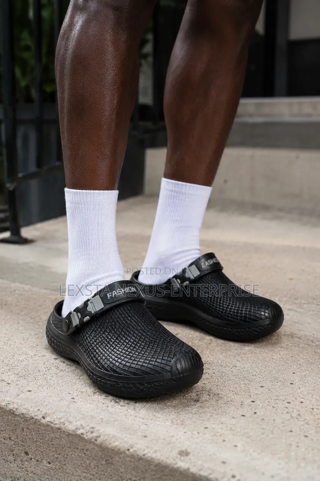 Comfortable Black Crocs