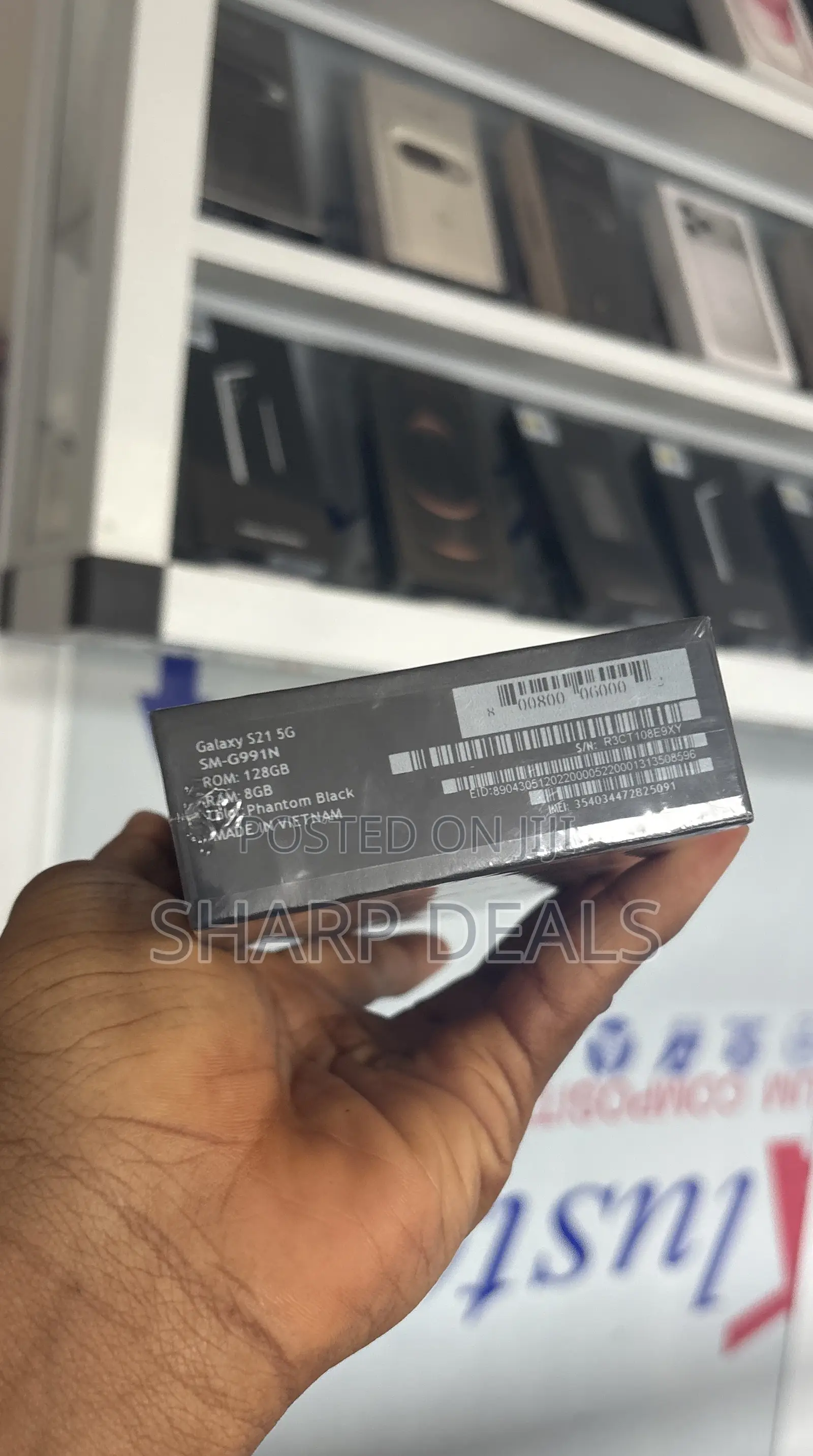 New Samsung Galaxy S21 5G 128 GB Black