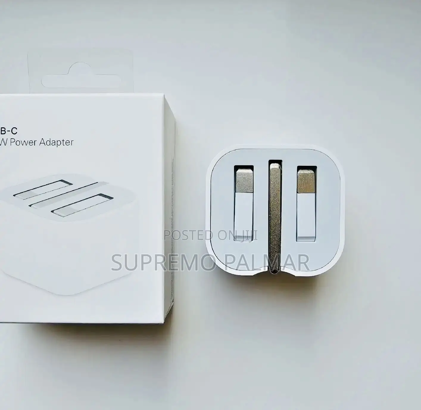 Original Apple 20W USB-C Type-C Charger + USB-C Cable, 3-Pin UK Plug