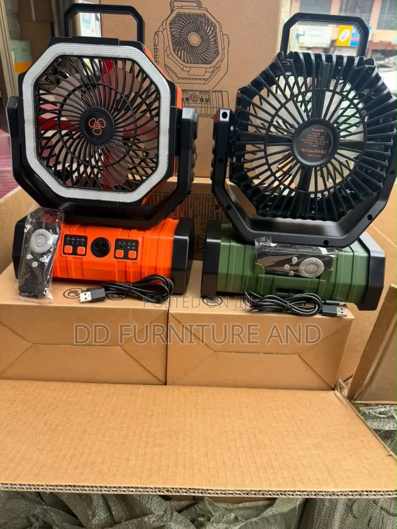 F6 Multipurpose Fan, Power Bank and Light/Rechargeable