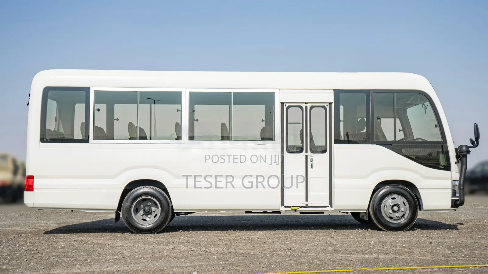 New Toyota Coaster 2025 White