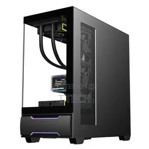 Premium Panoramic Dual-Chamber ATX Gaming Case