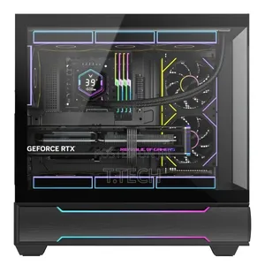 Premium Panoramic Dual-Chamber ATX Gaming Case