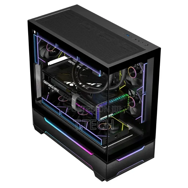 Premium Panoramic Dual-Chamber ATX Gaming Case