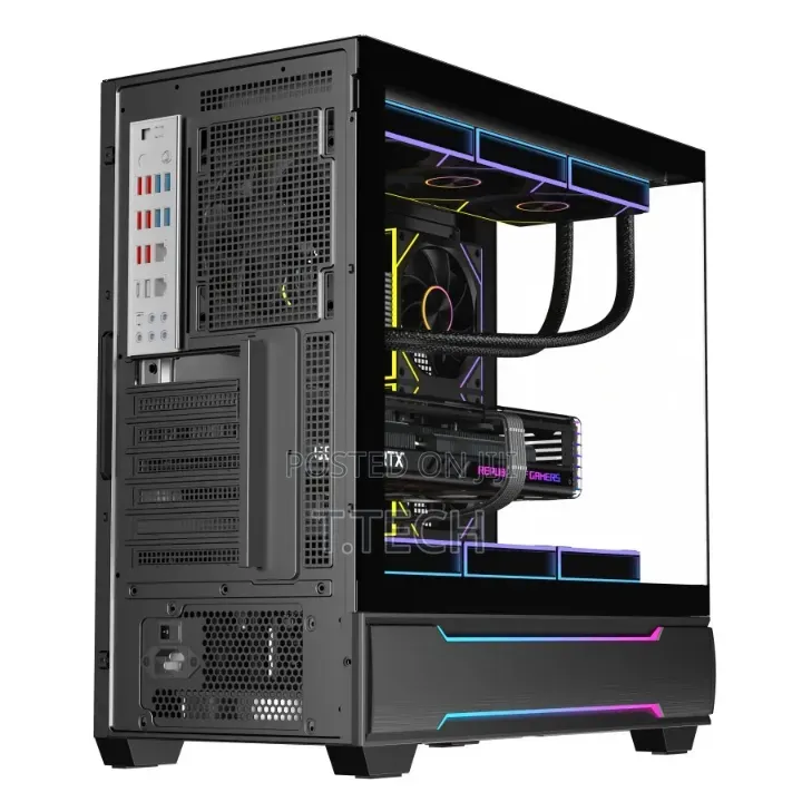 Premium Panoramic Dual-Chamber ATX Gaming Case