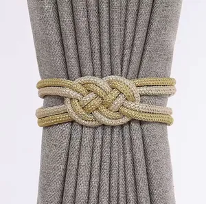 Beautiful Modern Boho Magnetic Curtains Holder Available in 3 Colors