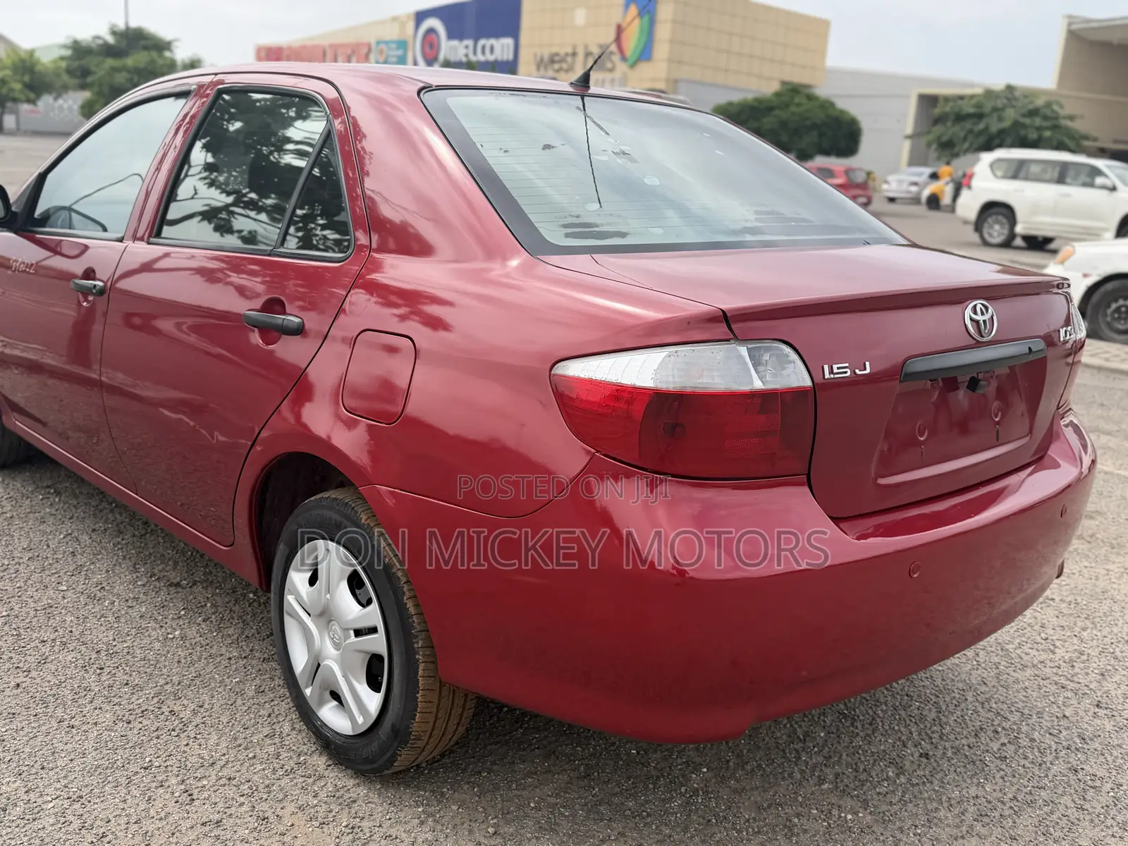 Toyota Vios 2008 Burgundy