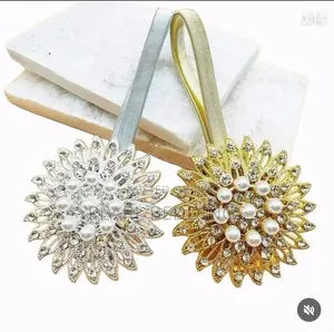 Beautiful Modern Classic Magnetic Curtains Holder Available in Pairs