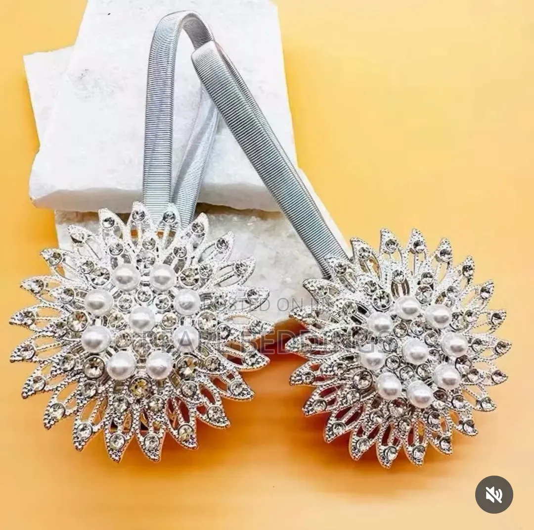 Beautiful Modern Classic Magnetic Curtains Holder Available in Pairs