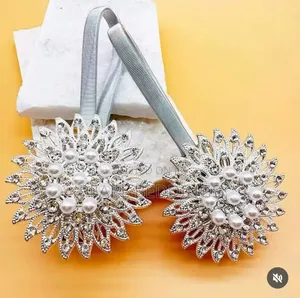 Beautiful Modern Classic Magnetic Curtains Holder Available in Pairs