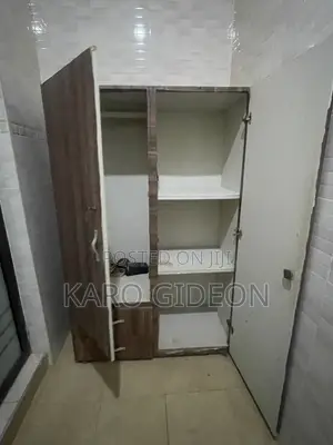 Double Door Wooden Wardrobe Home Used
