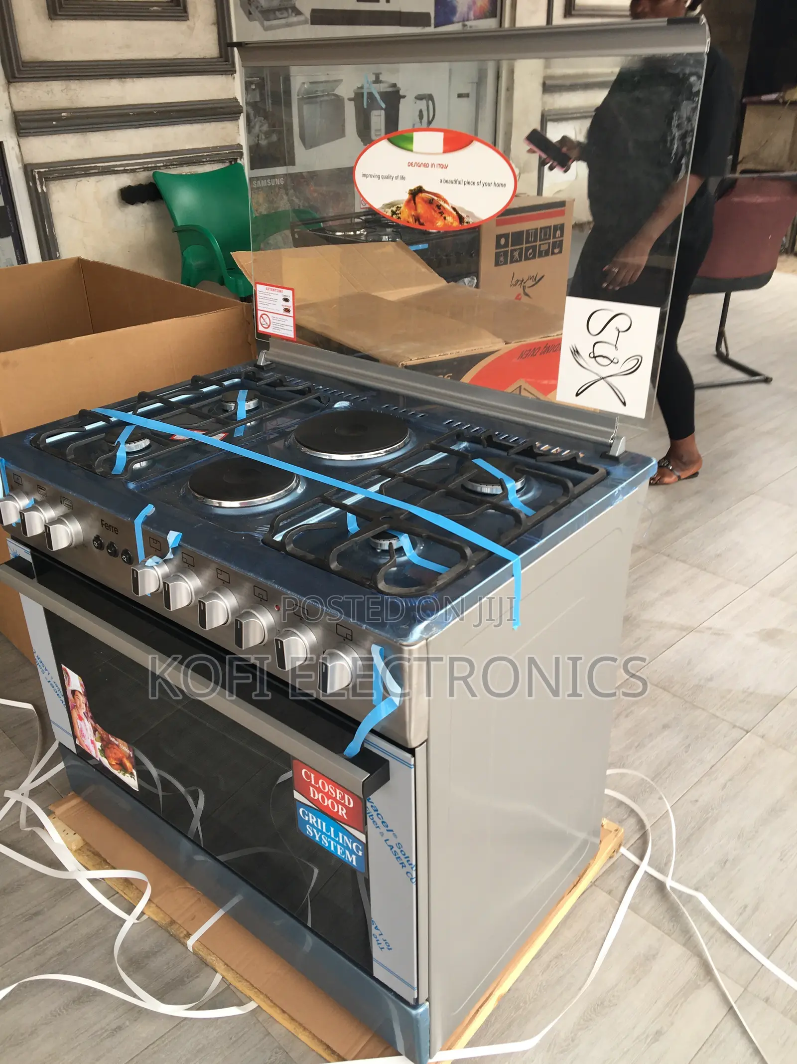 A Cooker Families Can Rely On(Ferre 90cm Gas/Electric Stainless-Steel)