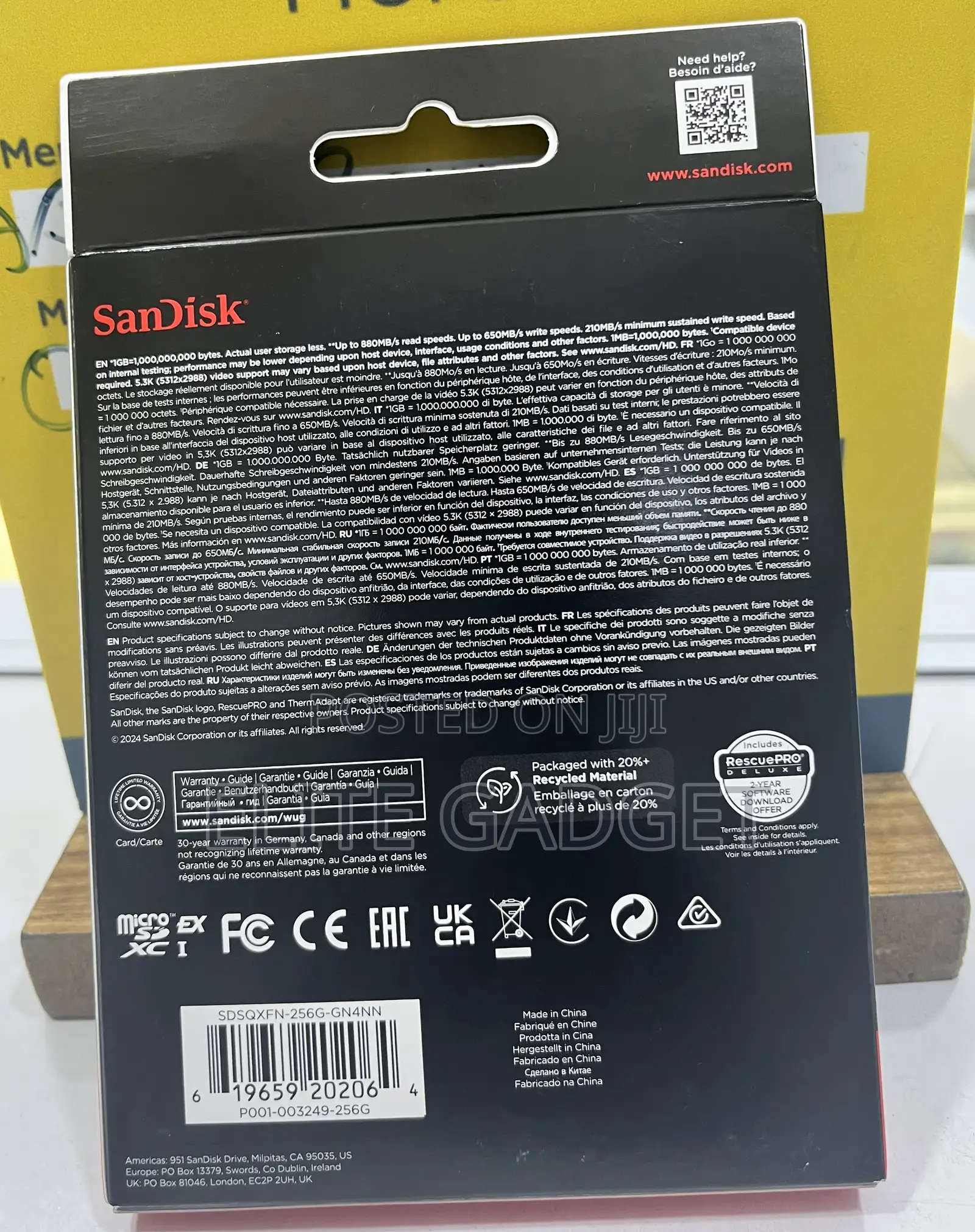 SanDisk microSD Express Card 256GB – Brand New (Sealed)