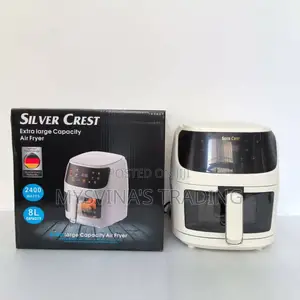 8L Transparent Silver Crest Extra Large Capacity Air Fryer