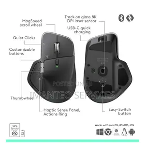 Logitech MX MASTER 3S Egornomic Mouse