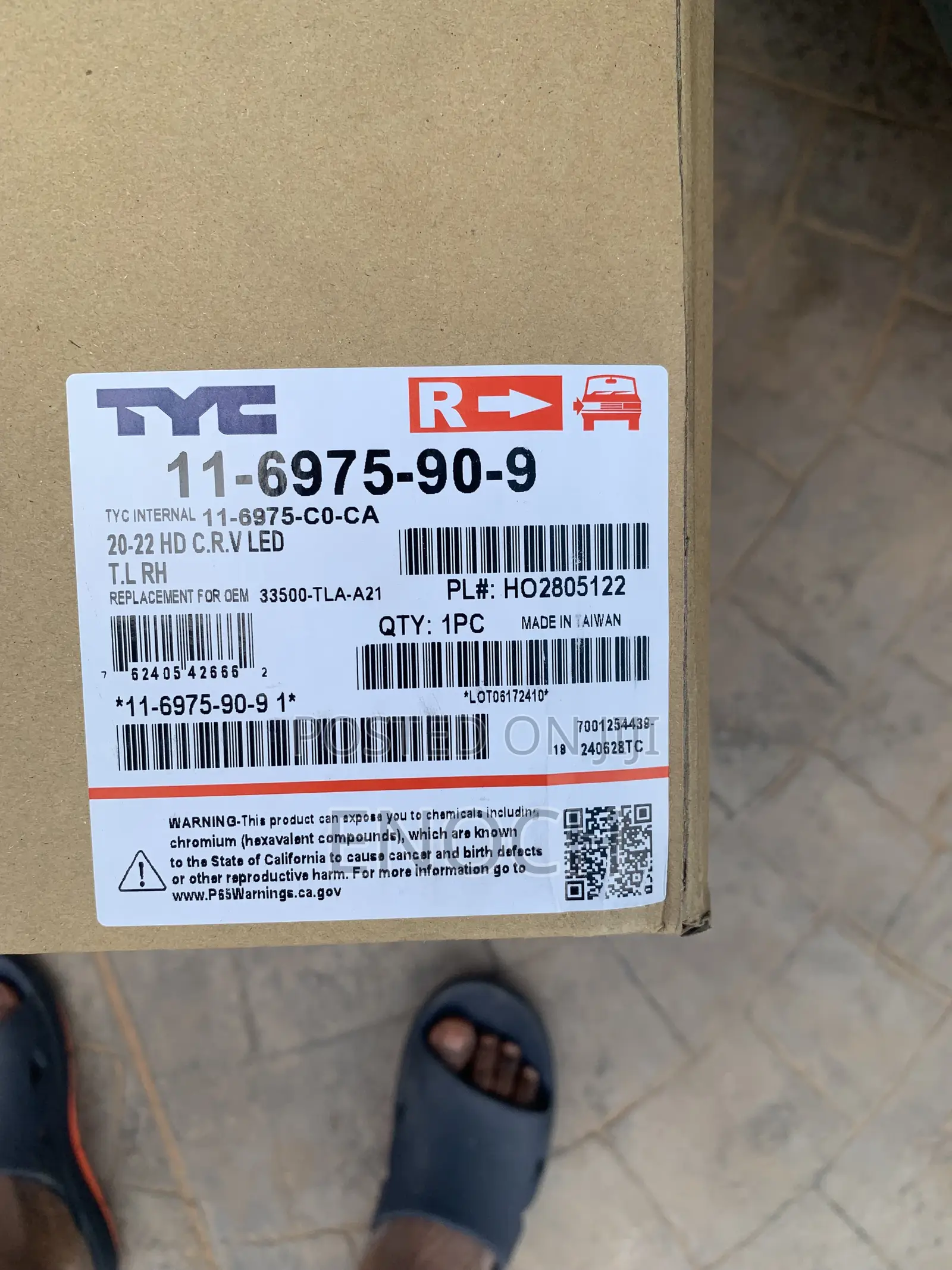2020-2022 Honda CRV Headlight