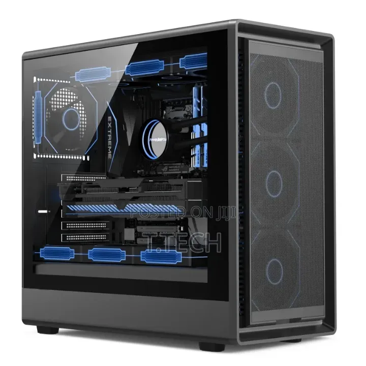Premium Mid-Tower ATX Gaming Case With Fans