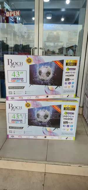 Smooth Edgeless of Roch 43 Inches Smart Android TV With Youtube Availa
