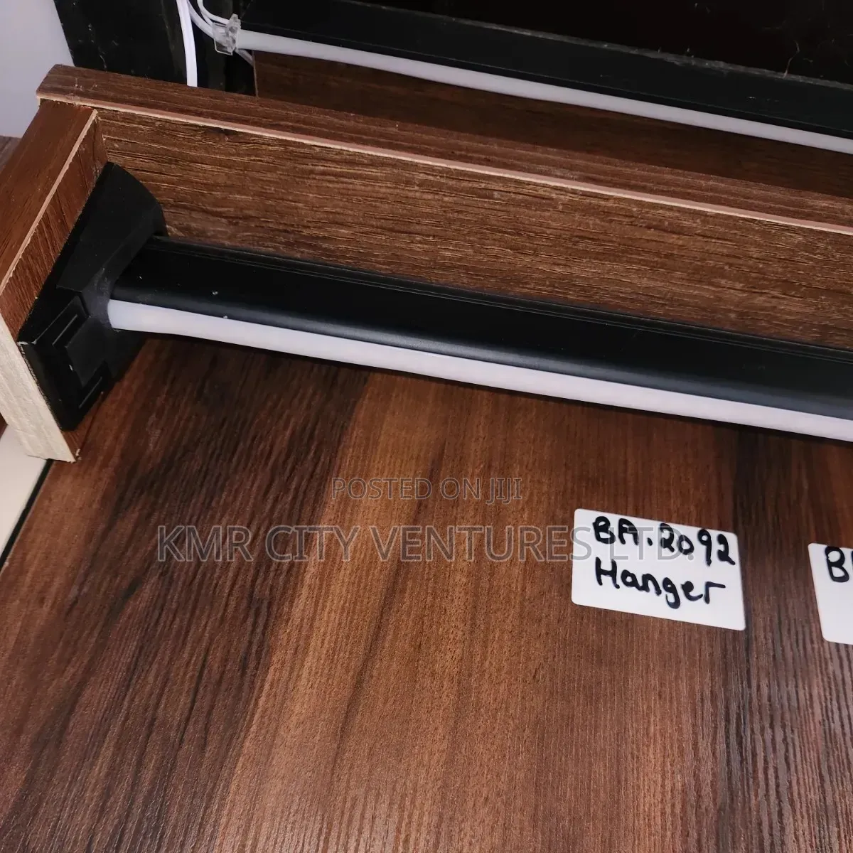 Wardrobe Bar With Light Profile
