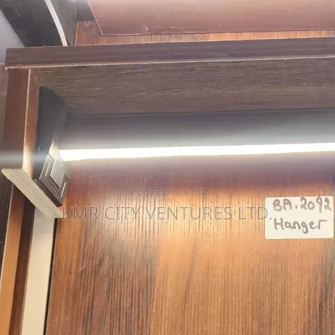 Wardrobe Bar With Light Profile