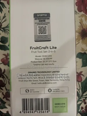 Oraimo FruitCraft Lite 3in1 Fruit Tools