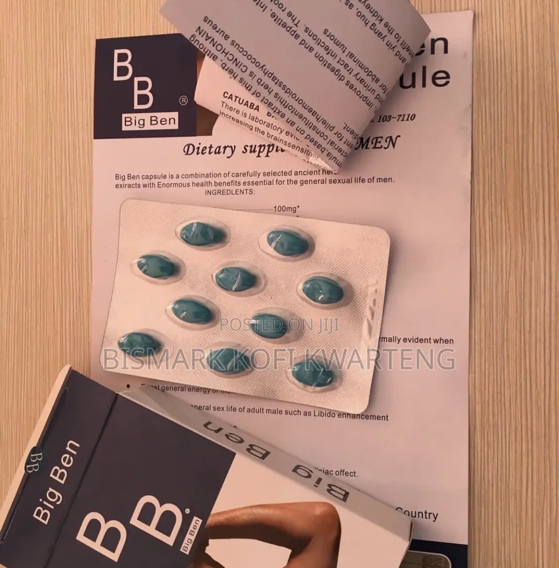 Big Ben Men's Health Tablets - 60 Capsules