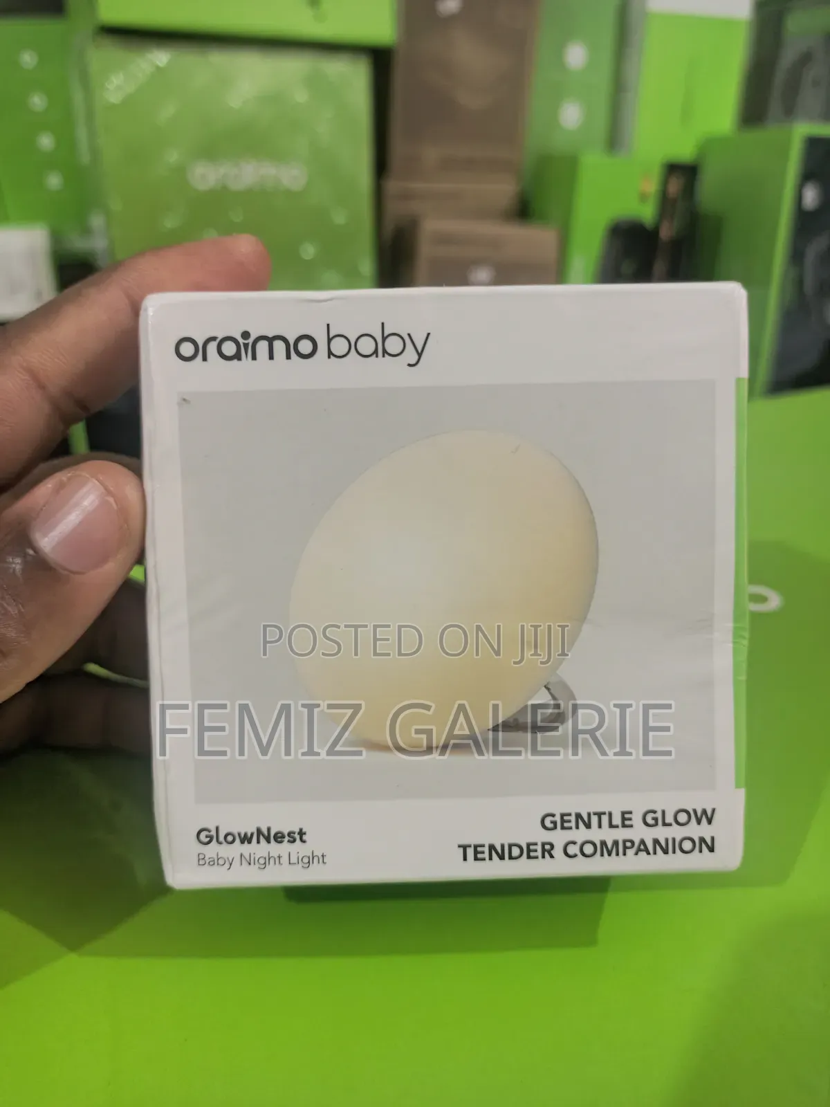 Oraimo GlowNest Skin Friendly Silicone Baby Night Light