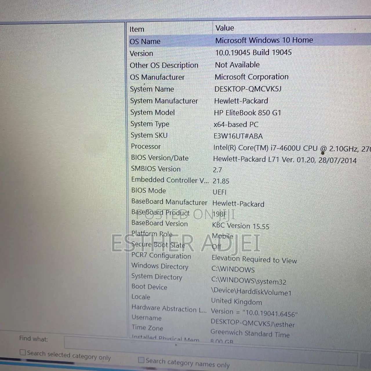 Laptop HP EliteBook 840 G3 8GB Intel Core i7 HDD 1T