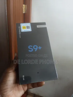 New Samsung Galaxy S9 Plus 64 GB Black