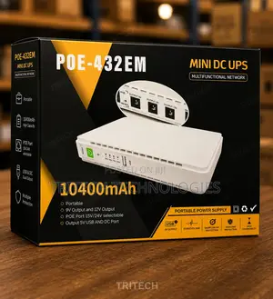 10,400 mAh -POE-431P Mini DC UPS