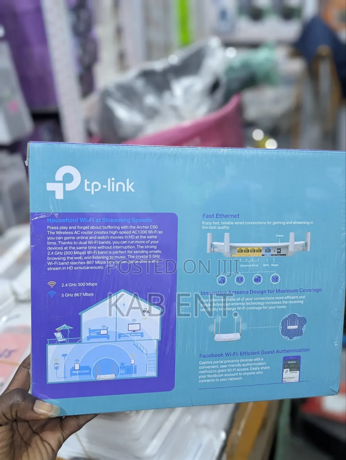 TP-Link Archer C50 AC1200 Wireless Dual Band Router