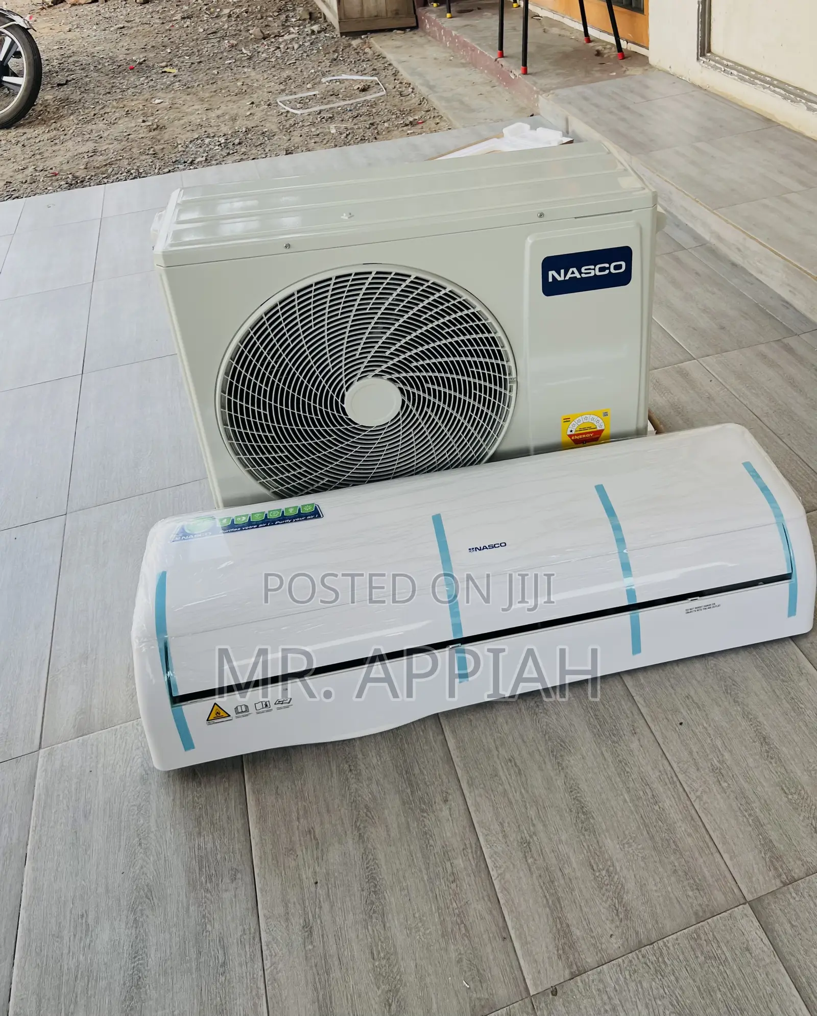 Effortless Cooling Nasco 2.0hp Air Conditioner(White)Dual Inverter 