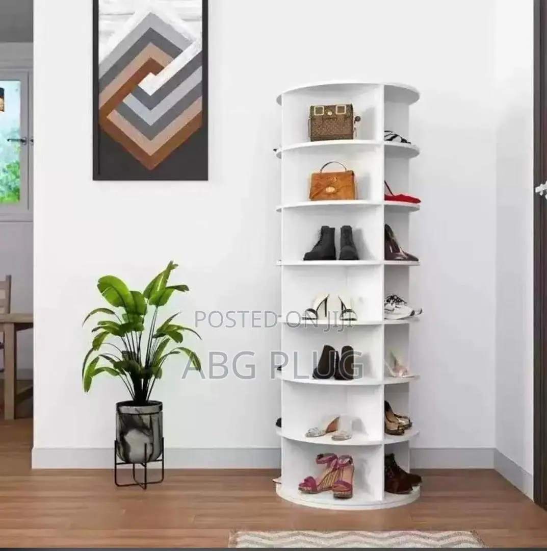 Rotating Shoe Rack