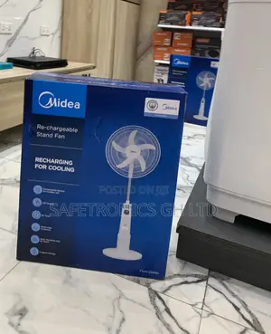Purchase Excellent Midea 18′′ Rechargeable Stand Fan Model FS45-23MRD