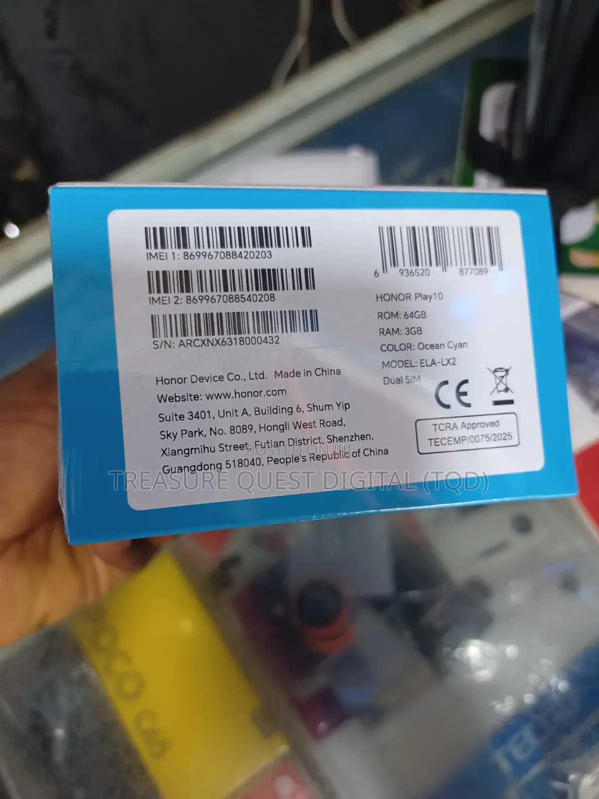 New Honor Play10 64 GB