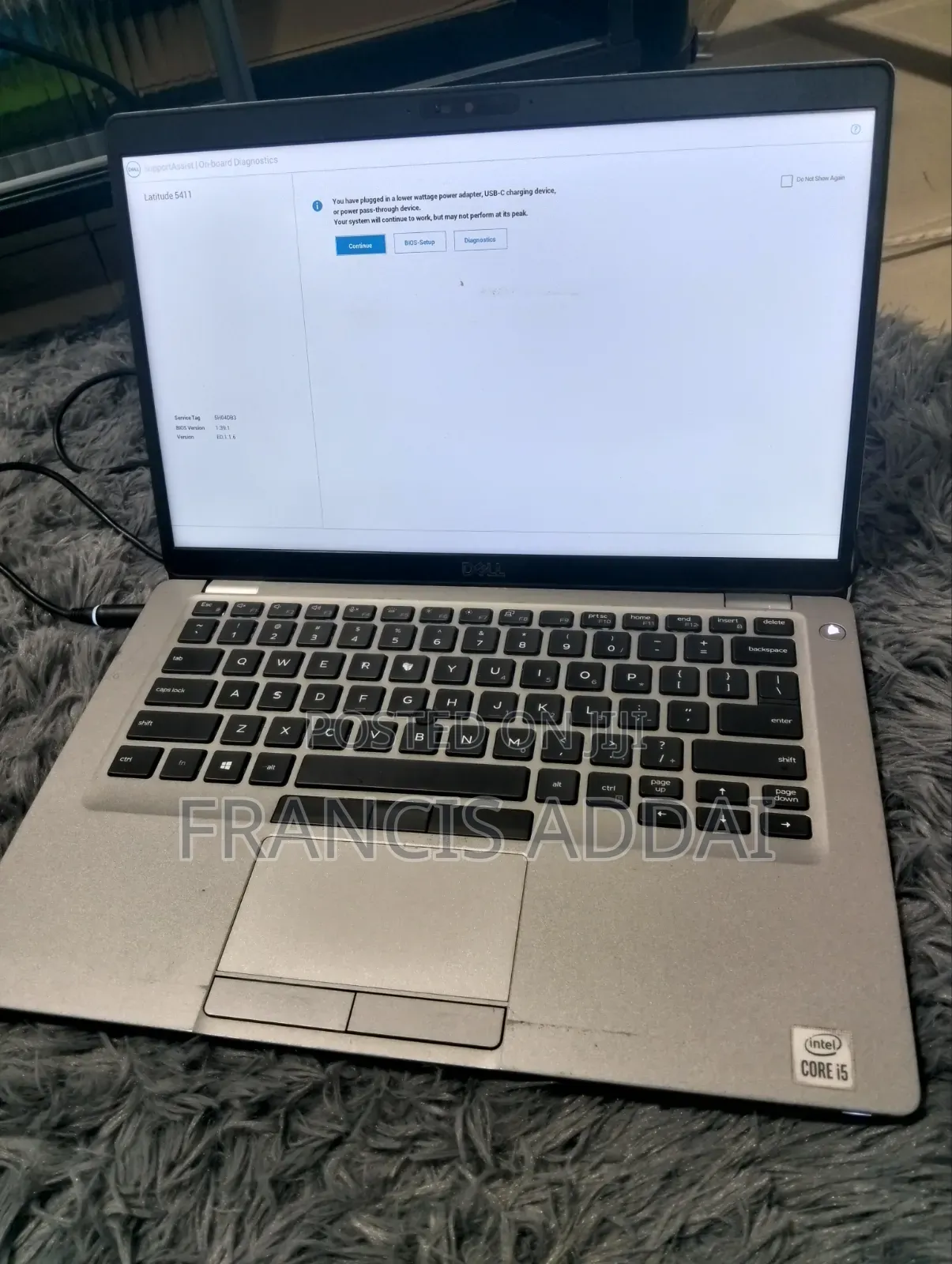 Laptop Dell Latitude 5411 16GB Intel Core i5 SSD 256GB