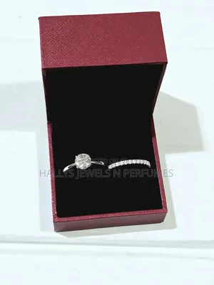 2ct Moissanite Diamond Wedding Ring Set