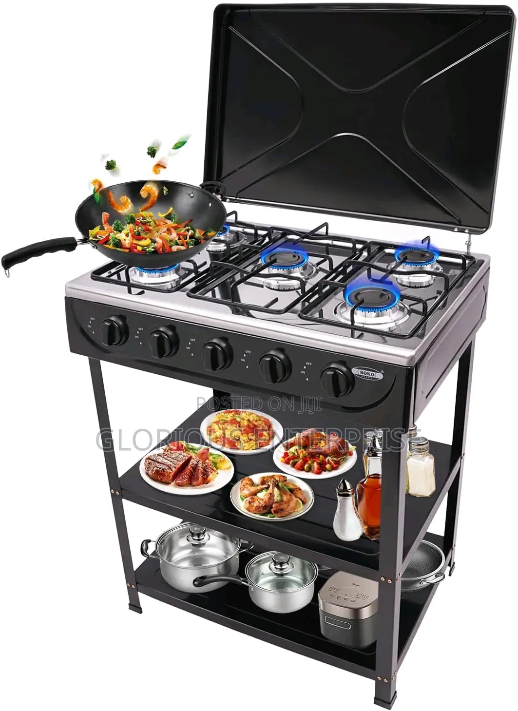5 in 1 Gas Stove