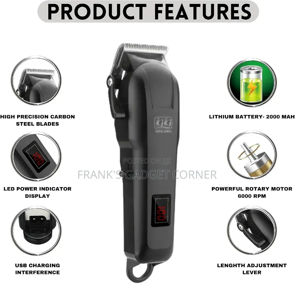 Kiki NG Cordless Hair Clipper Set