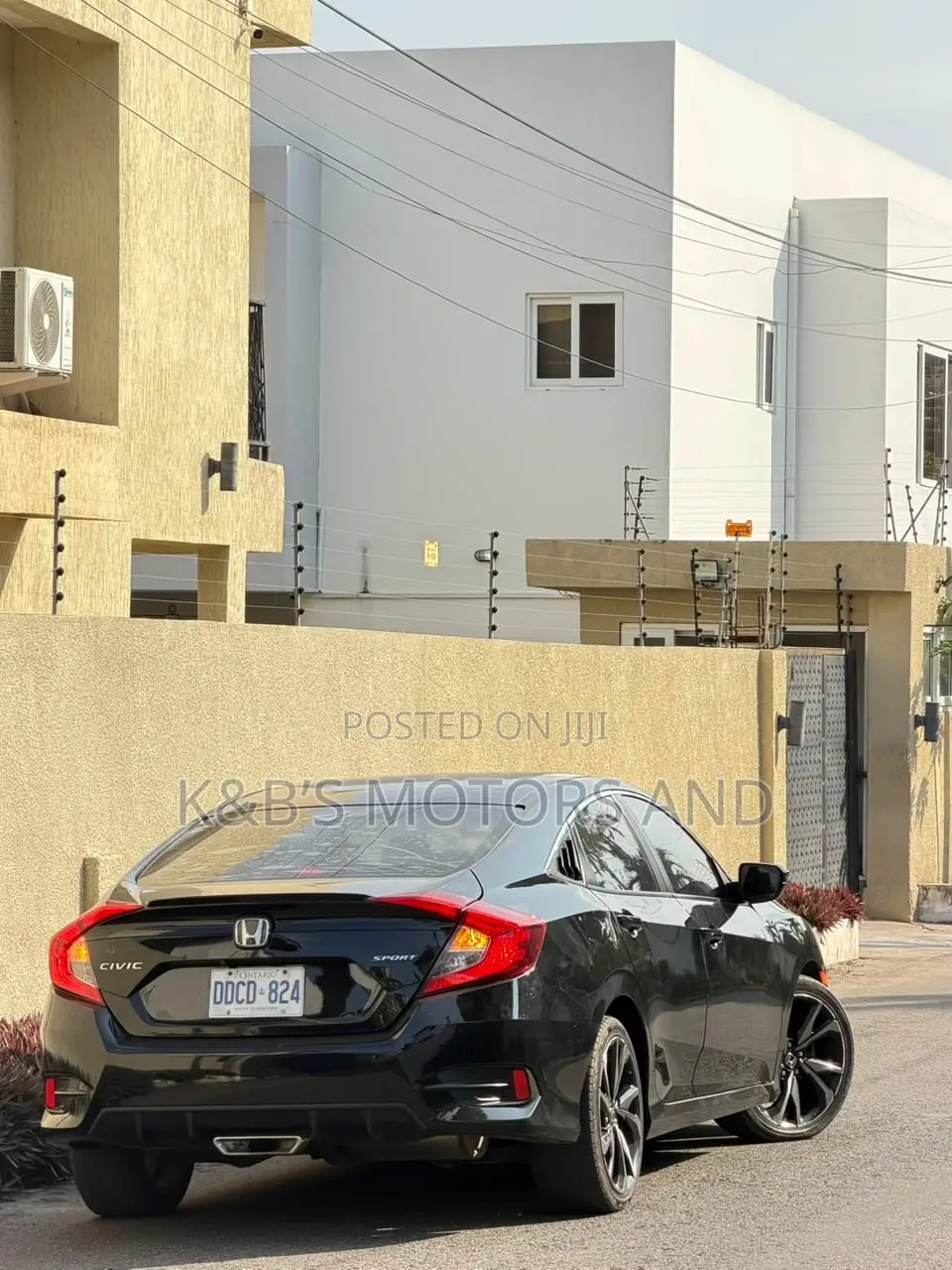 Honda Civic Sport Sedan 2020 Black