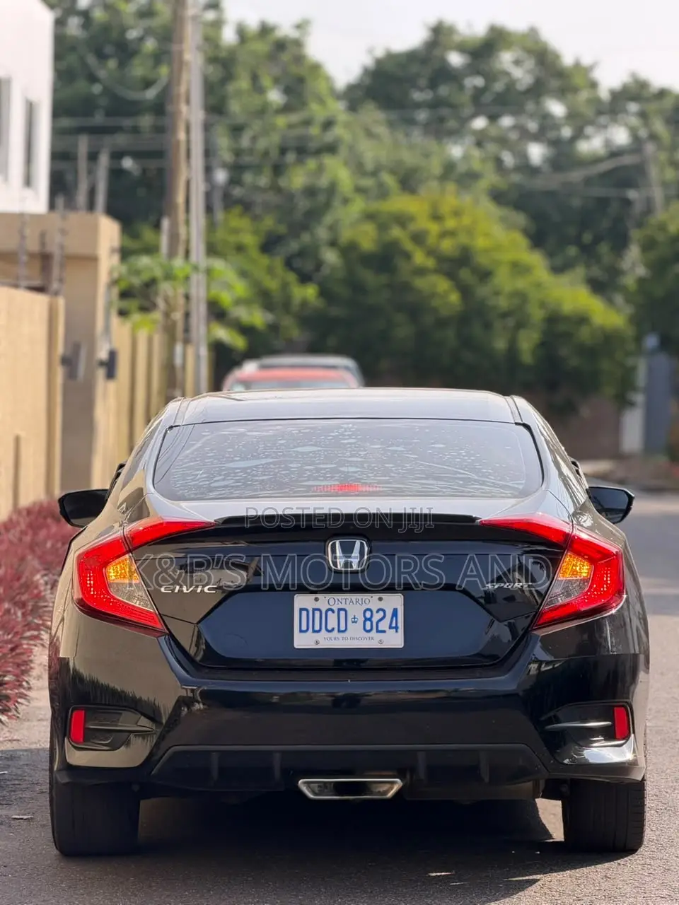 Honda Civic Sport Sedan 2020 Black