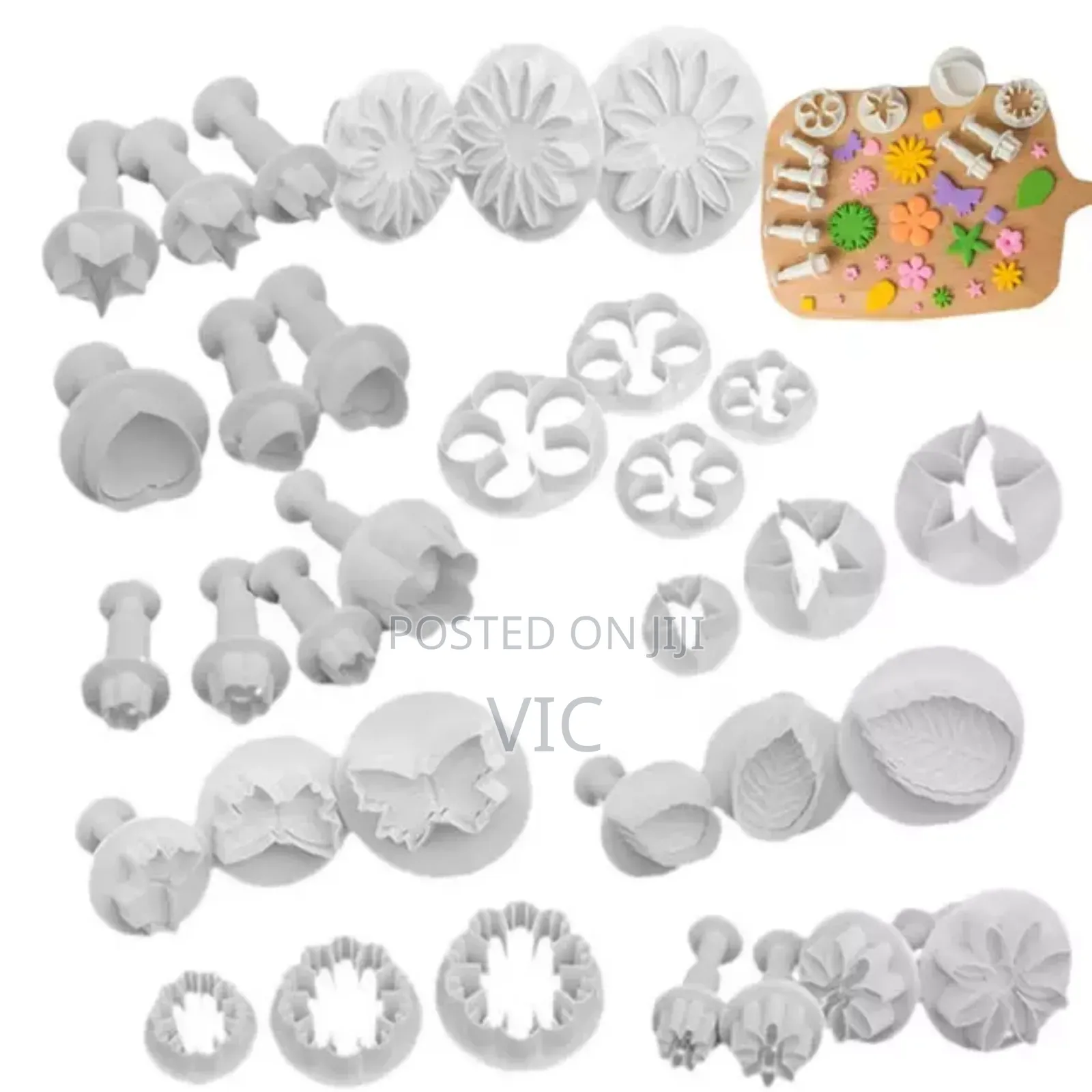 33pc Fondant Cutters