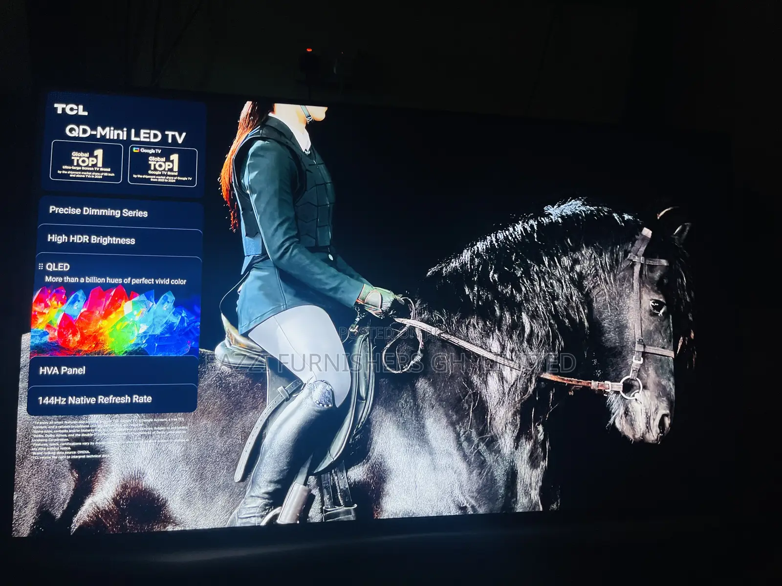 TCL 75c6k-Uk Premium 75-Inch QD-Mini LED Smart MINILED 144 Hz Uk TV