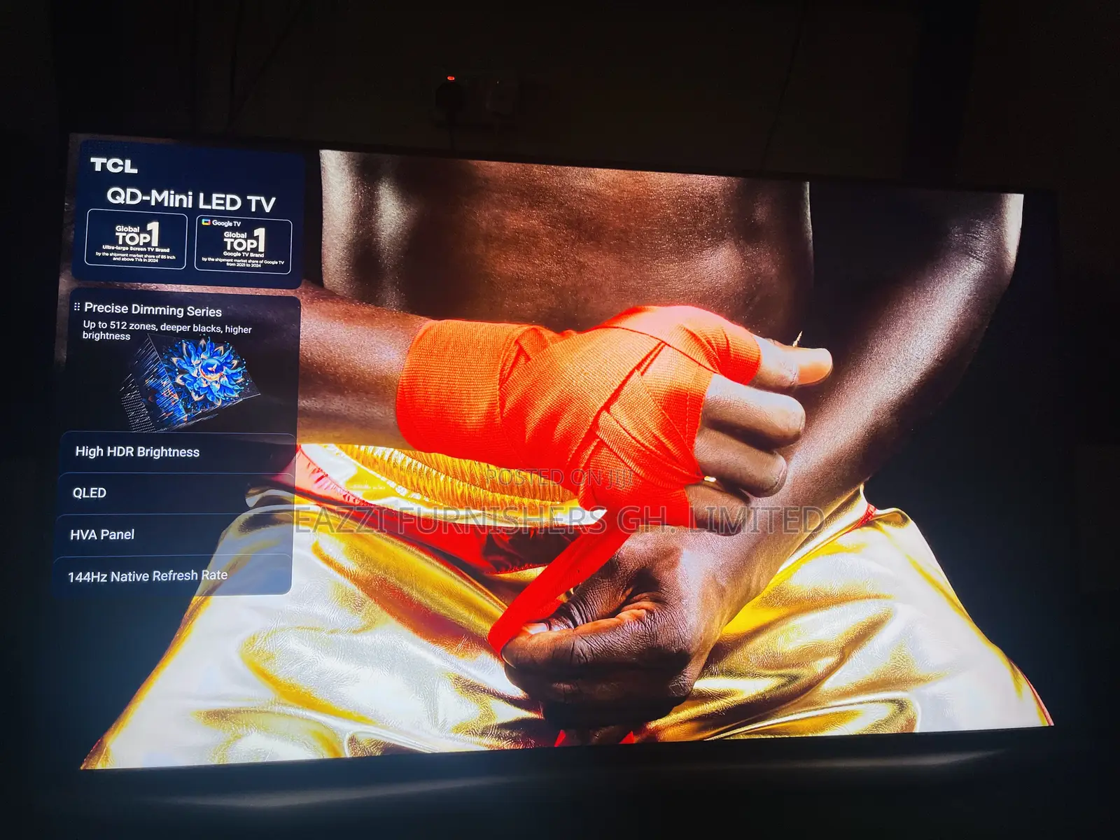 TCL 75c6k-Uk Premium 75-Inch QD-Mini LED Smart MINILED 144 Hz Uk TV