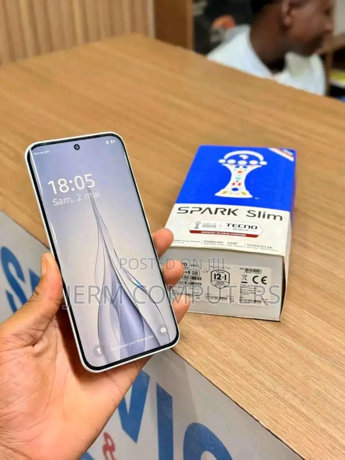New Tecno Spark Slim 256 GB Silver