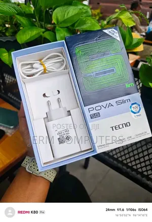 New Tecno Pova Slim 5G 256 GB White