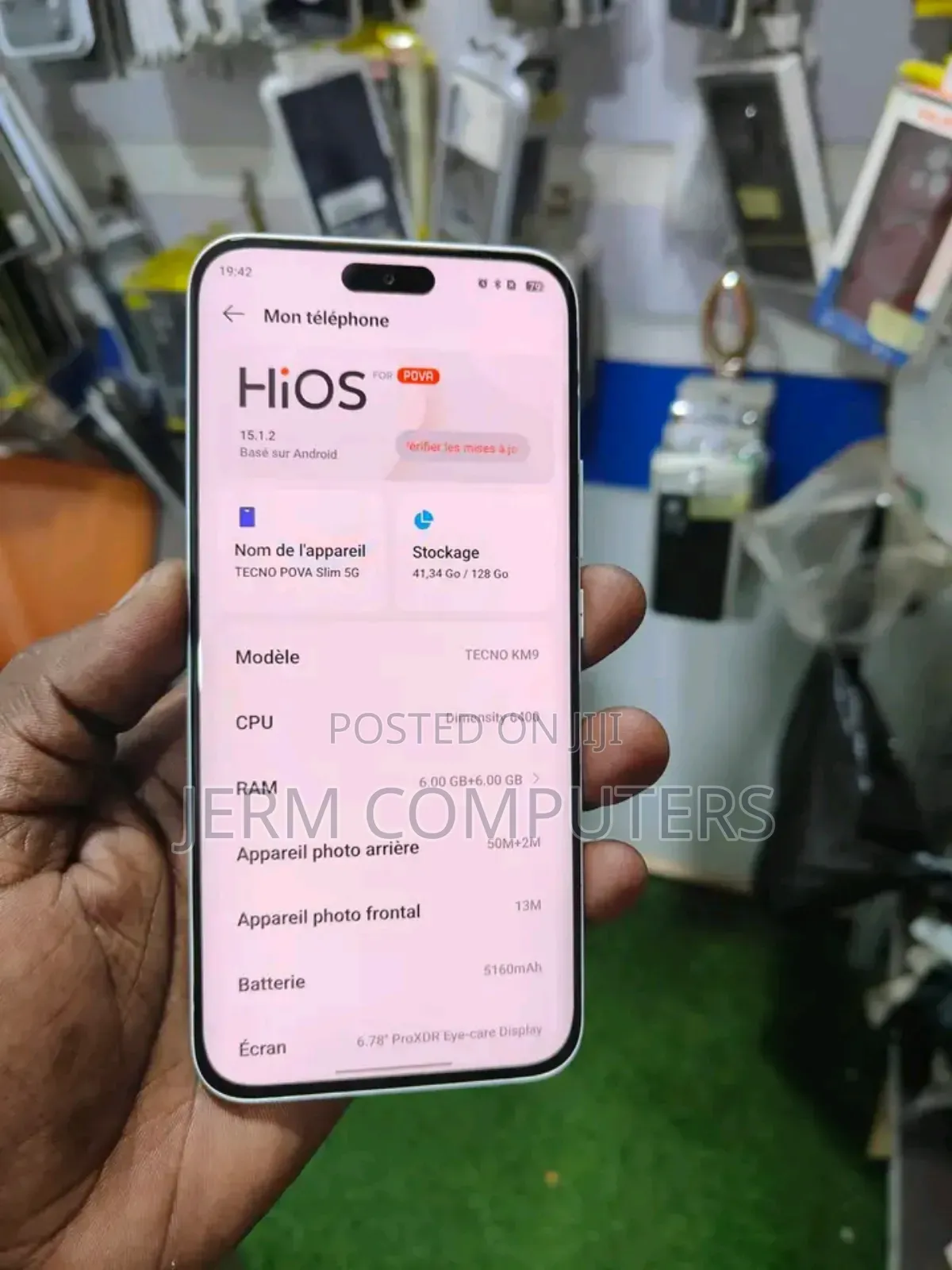Tecno Pova Slim 5G 128 GB White