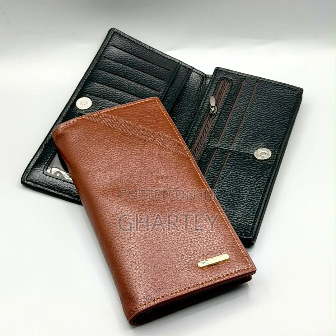 Men’s Premium Leather Long Wallet