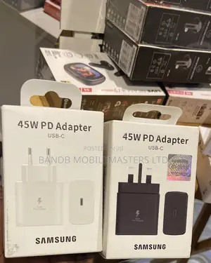Samsung 45W PD USB-C Super Fast Charger Adapter | Black White